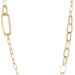 14th & Union Long Multi-Link Station Necklace GOLD