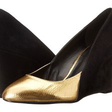 Nine West Devinity Black/Gold Suede