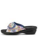 Incaltaminte Femei Flexus by Spring Step Fabia Wedge Sandal White Multi