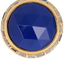 Trina Turk Domed Stone Bezel Set Crystal Ring GOLD PL-MD MULTI