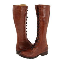 Incaltaminte Femei Frye Melissa Tall Lace Brown Leather