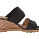 Incaltaminte Femei Rockport Garden Court Buckled Slide Black Embossed Nubuck