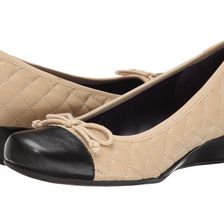 Vaneli Melore Pudding Quilted Nappa/Black Nappa/Match Elastic