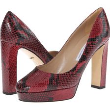 Diane von Furstenberg Michelle Oxblood Embossed Python