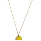 Bijuterii Femei Forever21 Taco Charm Necklace Goldmulti