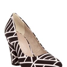 Incaltaminte Femei BC Footwear Penthouse Pump BLACK-WHITE PRINT