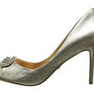 Incaltaminte Femei Badgley Mischka Roanna II Platino Metallic Suede