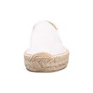 Incaltaminte Femei Soludos Platform Smoking Slipper White Cotton Canvas