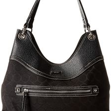 Nine West 9S Jacquard Shoulder Bag Black