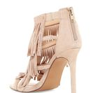 Incaltaminte Femei Steve Madden Fringlyr Heel Sandal BLUSH MULT