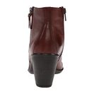 Incaltaminte Femei ECCO Touch 75 Ankle Bootie Mahogany Cow Nubuck