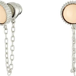 Marc by Marc Jacobs Cabochon Chain Stud Earrings Blush