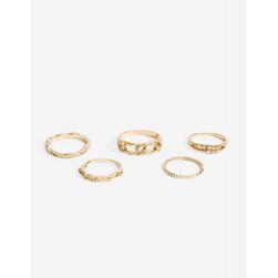 Bijuterii Femei CheapChic Jessica Delicate Ring Set Gold