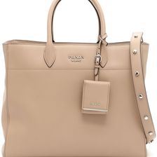 Prada City Calf Shopping Bag CAMMEO