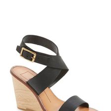 Incaltaminte Femei Dolce Vita Havana Wedge Sandal Women BLACK LEATHER