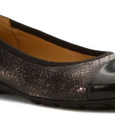 Gabor 5.4161 Cap Toe Slip On Black
