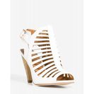 Incaltaminte Femei CheapChic Shaky Mine Or Yours Bootie White
