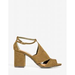 Incaltaminte Femei CheapChic Take Me Out Heel Olive