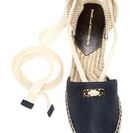 Incaltaminte Femei Diane Von Furstenberg Marcelle Lace-Up Espadrille Wedge INK