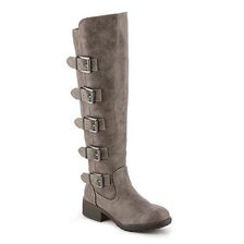 Incaltaminte Femei Madden Girl Minlin Wide Calf Boot Taupe