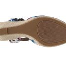 Incaltaminte Femei Moda Spana Vicky Wedge Sandal Blue Floral