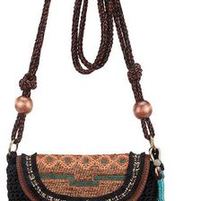 The Sak Sayulita Flap Crossbody Black Tapestry