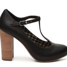 Incaltaminte Femei Crown Vintage Testra Platform Pump Black Faux Leather