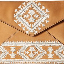 Rebecca Minkoff Leo Clutch Almond