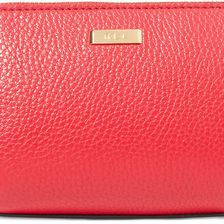 Ralph Lauren Faux-Leather Cosmetic Case Red