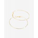 Bijuterii Femei CheapChic Sandra Medium Wire Hoop Earring Met Gold