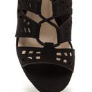 Incaltaminte Femei CheapChic High Drama Cut-out Lace-up Wedges Black