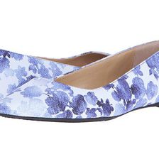 Incaltaminte Femei Michael Kors Arianna Flat Blue Printed Canvas Floral