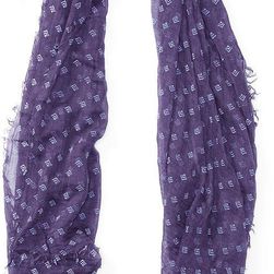 Ralph Lauren Cameron Foulard-Print Scarf Purple