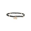 Bijuterii Femei GUESS Black and Rose Gold-Tone Stretch-Bracelet black