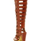 Incaltaminte Femei Michael Antonio Kimiko Gladiator Sandal Cognac