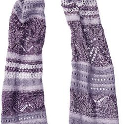 Ralph Lauren Pointelle-Knit Scarf English Purple Multi