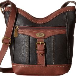 b.o.c. Bal Harbour Power Bank Crossbody Black/Walnut