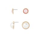 Bijuterii Femei Forever21 Faux Pearl Stud Set Goldpink