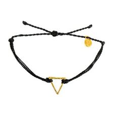 Accesorii Femei Pura Vida Gold Hammered Triangle Black Multicolor