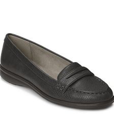 Incaltaminte Femei Aerosoles Limon Tree Loafer Black Faux Leather