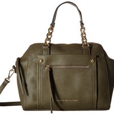 Tommy Hilfiger Tessa - Convertible Dome Satchel Olive