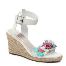 Incaltaminte Femei Impo Term Wedge Sandal White Multi