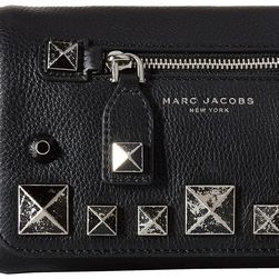 Marc Jacobs Recruit Chipped Studs Shoulder Bag Black