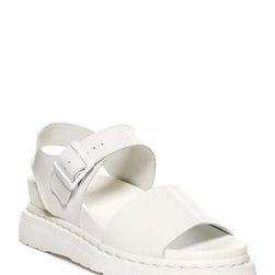 Incaltaminte Femei Dr Martens Romi Platform Wedge Sandal Unisex WHITE