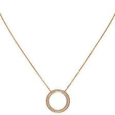 Michael Kors Rose Gold-Tone Open Circle Pendant MKJ3296791 N/A