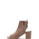 Incaltaminte Femei CheapChic Run Its Corset Lace-up Block Heels Lttaupe