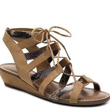 Incaltaminte Femei CARLOS by Carlos Santana Keri Wedge Sandal Tan