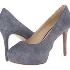 Nine West Juliette Blue Leather