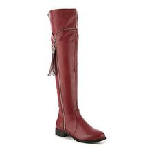 Incaltaminte Femei Luichiny Oh Really Over The Knee Boot Burgundy