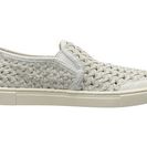 Incaltaminte Femei Frye Gemma Slip Woven White Woven Suede